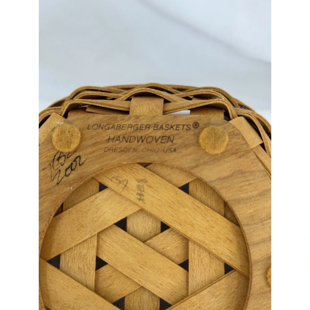 2002‎ Longaberger Hexagon Basket with Plastic Protector – 6
